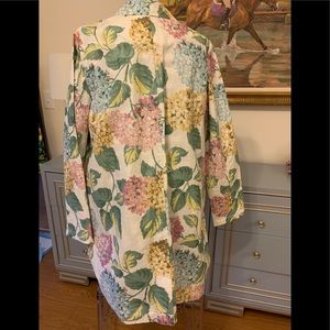 anthropologie hydrangea coat